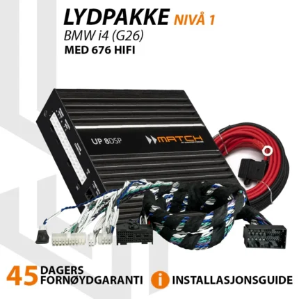 Match lydoppgraderingspakke BMW i4