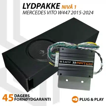 Match Lydoppgraderingspakke Mercedes Vito W447 2015-2024