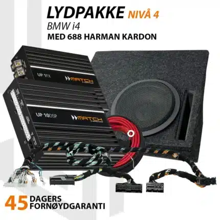 Match Lydoppgraderingspakke BMW i4 688HK - Nivå 4
