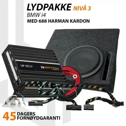 Match Lydoppgraderingspakke BMW i4 688HK - Nivå 3
