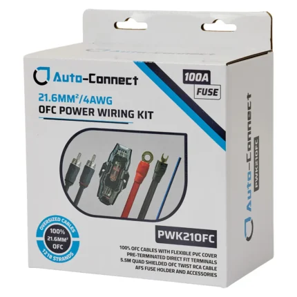 Auto-Connect Pure OFC Power Wiring Kit 21mm2